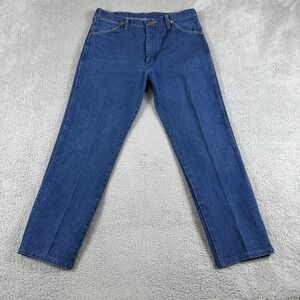 Vintage Wrangler Jeans Mens 13MWZ‎ Cowboy Blue 36x30 (Fits 34x29) Made In USA